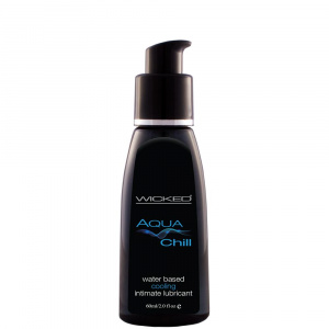 Aqua Chill Cooling Water Based Lube in 2oz/60mL