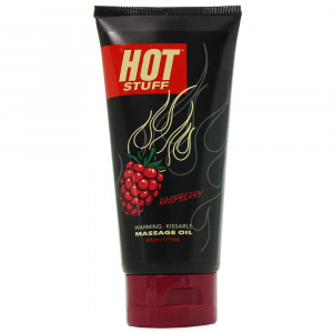 Hot Stuff Warming Massage Oil 6oz/177ml in Raspberry