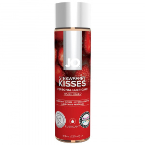 H2O Flavored Lube 4oz/120ml in Strawberry Kiss