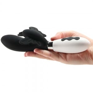 Luna Alexios Rechargeable Rabbit Vibe in Black
