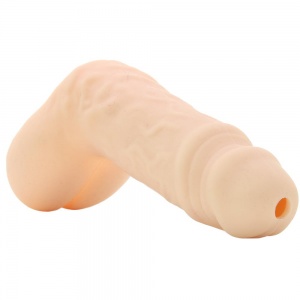 STP Hollow Stand-To-Pee Lifelike Silicone Packer in Ivory