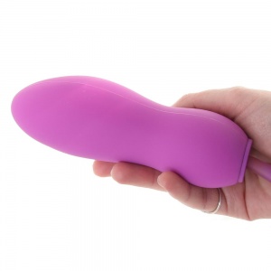 Ouch! Inflatable Vibrating Silicone Twist in Purple