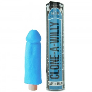 Clone-A-Willy Glow in the Dark in Blue